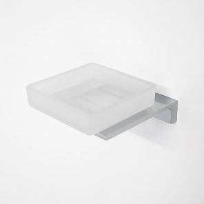 Time Square Soap Dish Chrome / Frosted Glass
