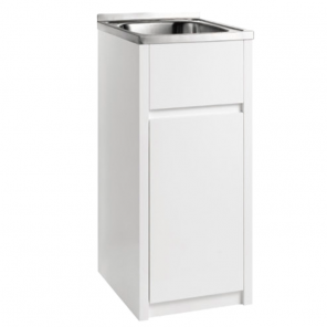 30 Litre Stainless Laundry Tub with PVC cabinet PPLT390