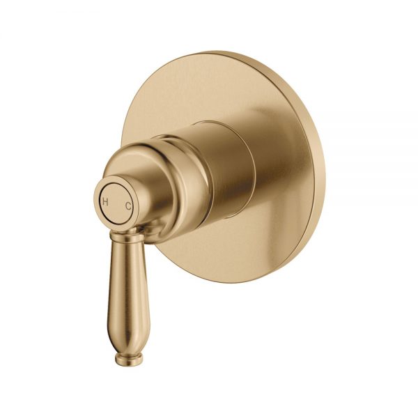 Fienza Eleanor Wall Mixer, Urban Brass / Urban Brass