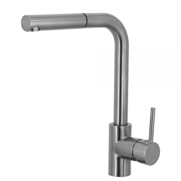 Fienza Isabella Deluxe Pull-Out Kitchen Mixer, Brushed Nickel