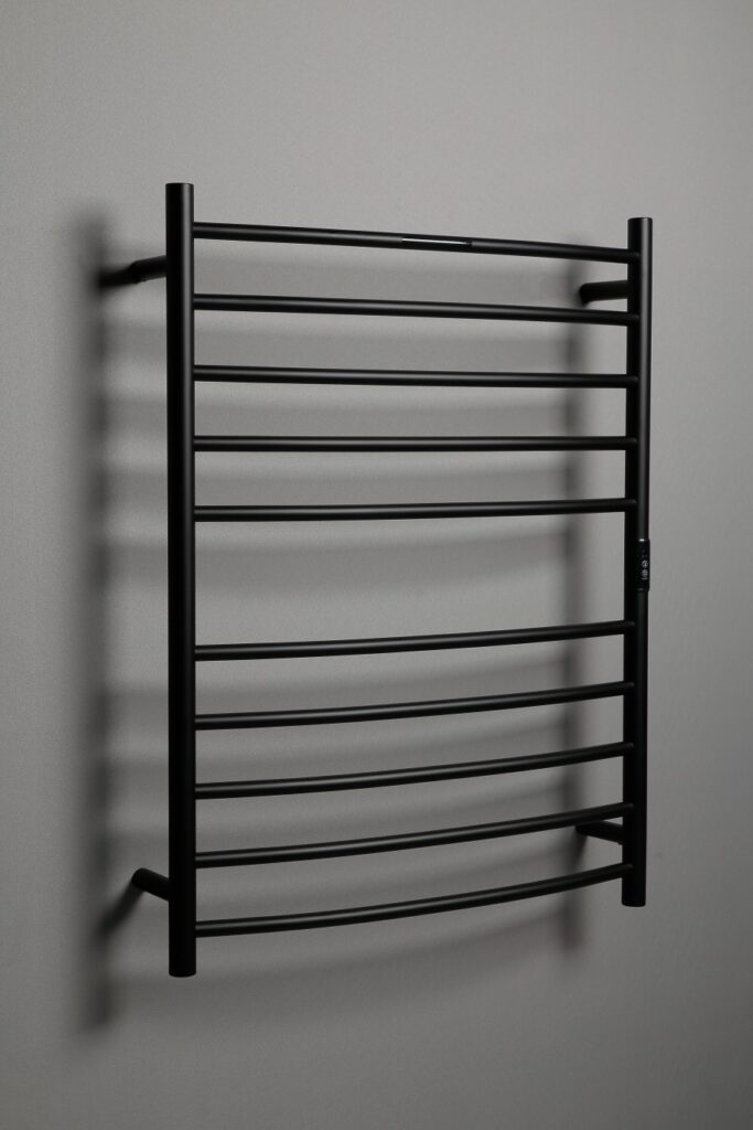 Curved Rail 10 Bars Heated Towel Rail – Hotwire – New Concept Bathrooms ...