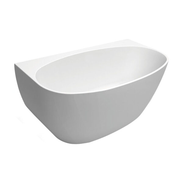 Keeto 1500 Back-To-Wall Acrylic Bath