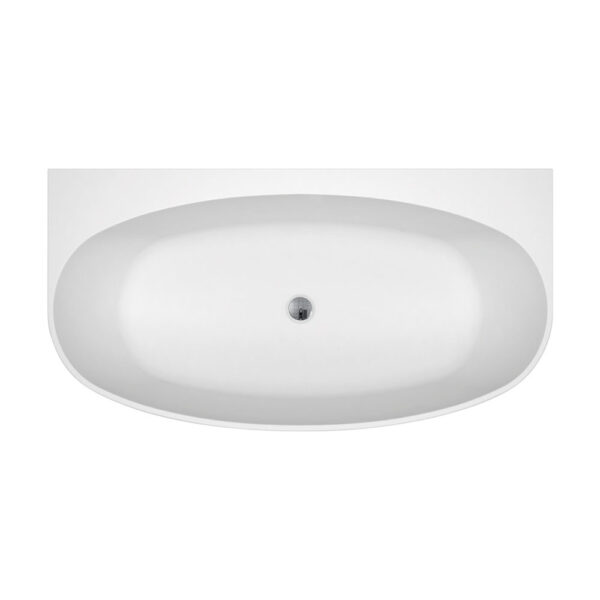 Keeto 1500 Back-To-Wall Acrylic Bath - Image 4