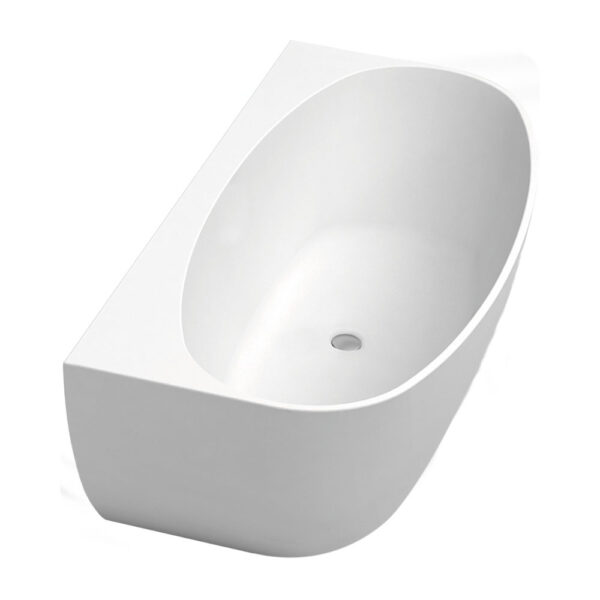 Keeto 1500 Back-To-Wall Acrylic Bath - Image 5