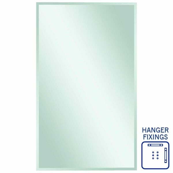 MS1590HN Rectangle 25mm Bevel Edge Mirror