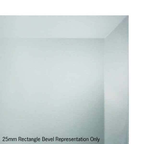 MS1590HN Rectangle 25mm Bevel Edge Mirror - Image 3